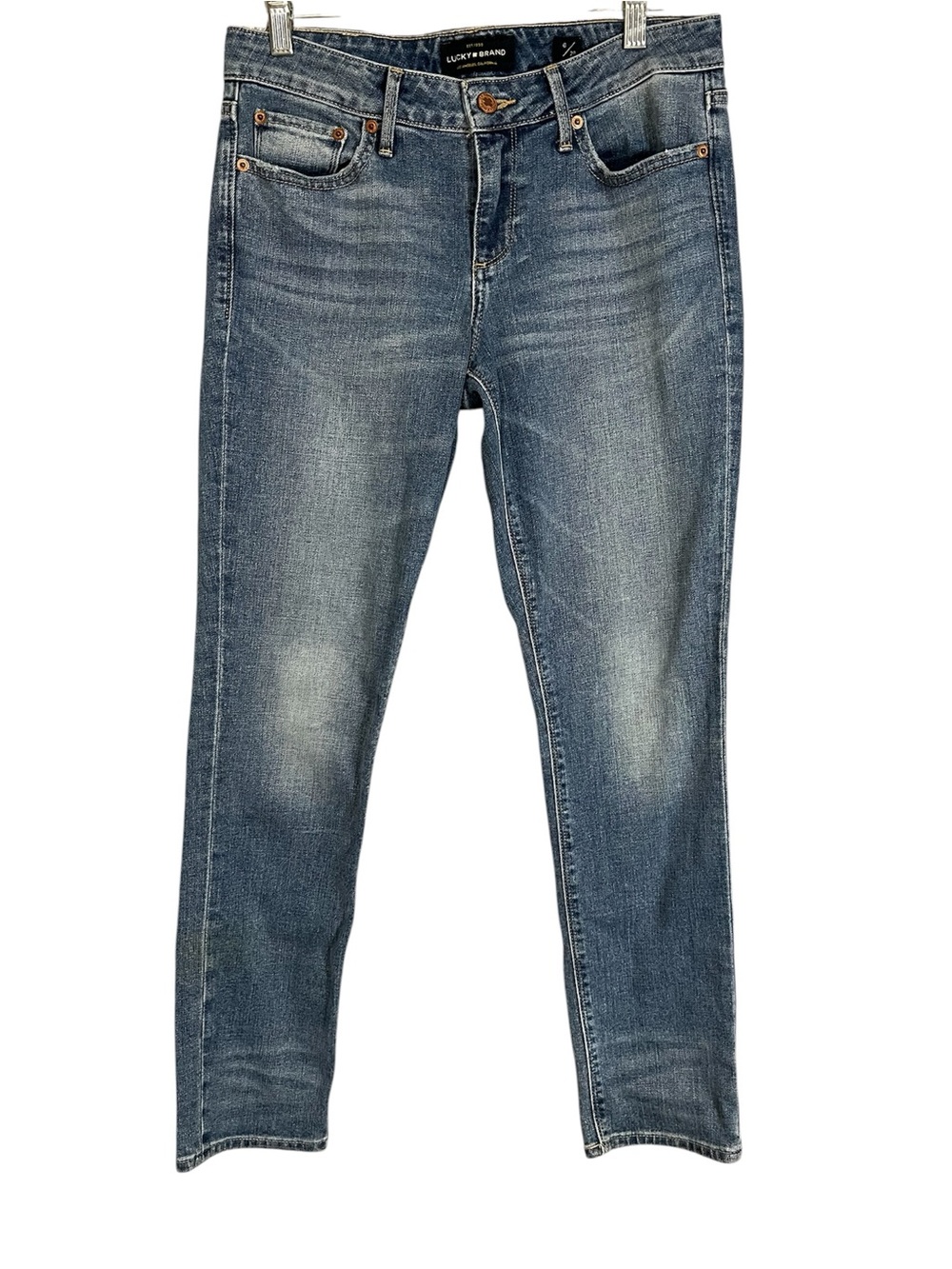 Lucky Brand Lolita Skinny Jeans‎ Size 6 28 Blue Mid Rise Stretch Denim